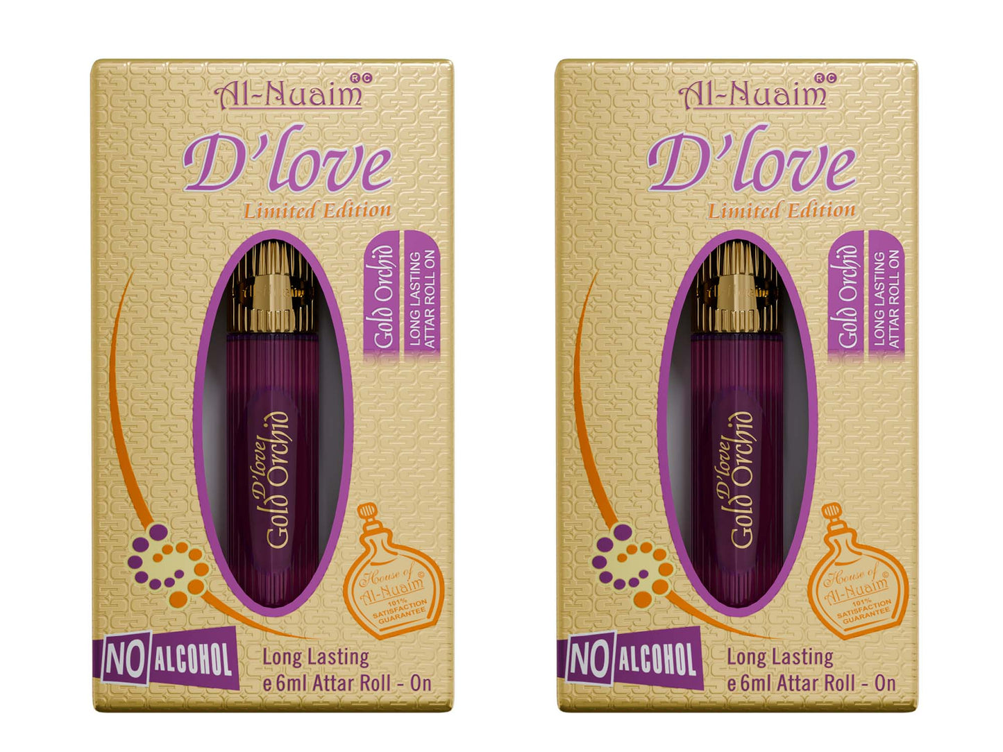 D Love Gold Orchid